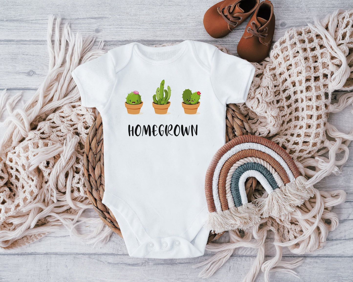 Homegrown Baby Vest, Baby Grow