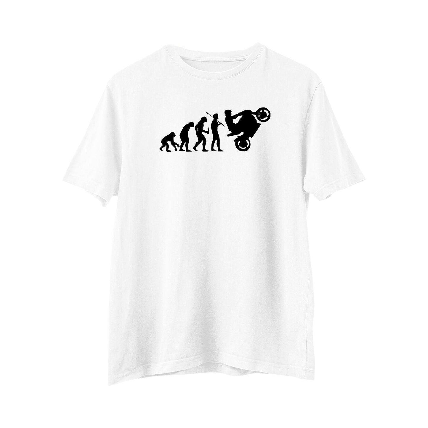 Funny Evolution Biker T-Shirt