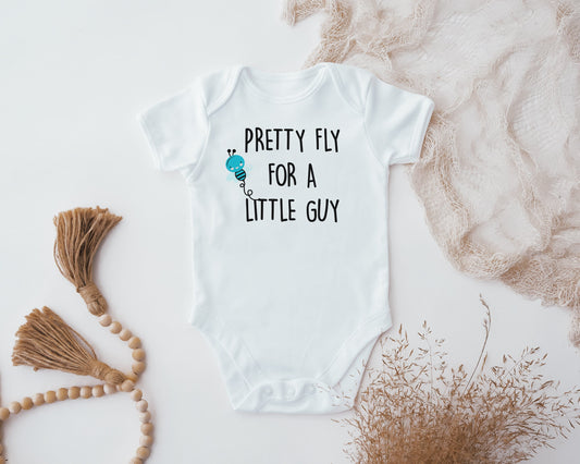 Pretty Fly For A Little Guy Baby Vest, Baby Grow