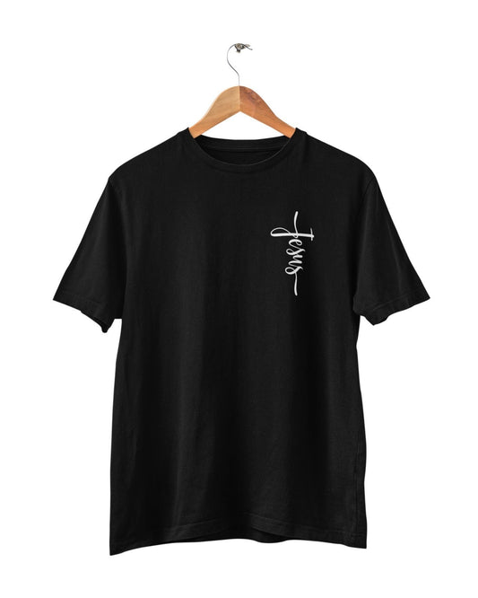 Unisex Jesus Cross Pocket T-Shirt, Christian T-shirt, Jesus, Christian tee, Slogan Hipster, Unisex T-shirt