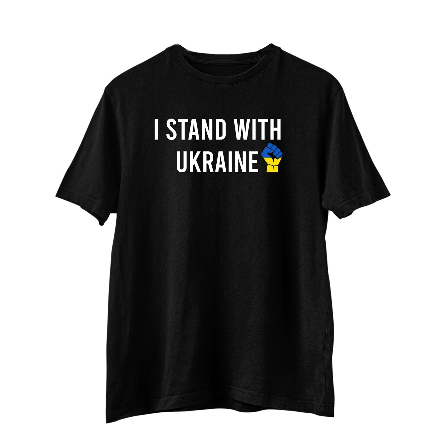 Unisex I Stand With Ukraine T-Shirt, Support Ukraine T-Shirt, Peace Shirt, No To War, Ukraine Support, Novelty Shirt, Slogan