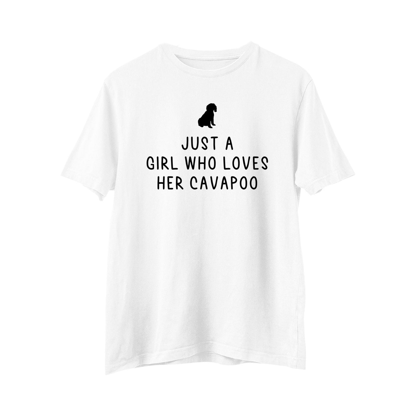 Just a Girl Who Loves Her Cavapoo Shirt, Cavapoo Mom, Cavoodle Gift, Cavoodle Lover Gift, Dog Mom Shirt, Dog Lover Shirt, Funny Dog shirt