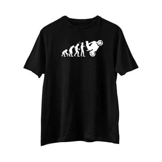 Funny Evolution Biker T-Shirt