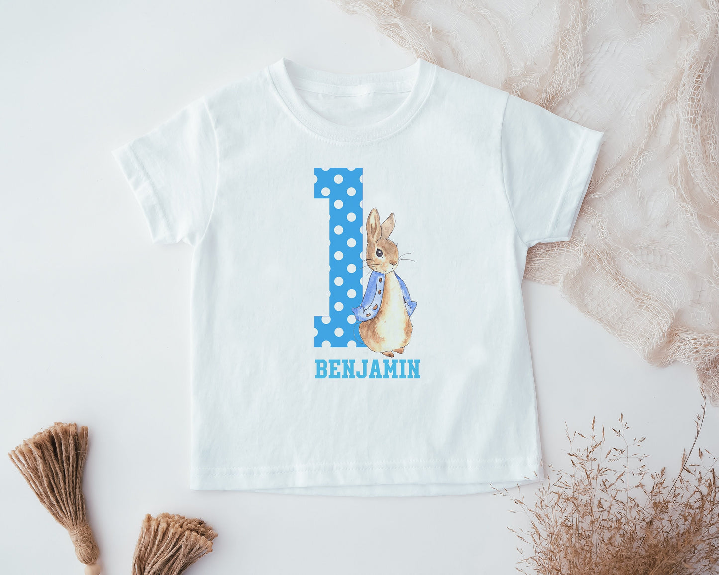 First Birthday Bunny Kids T-Shirt