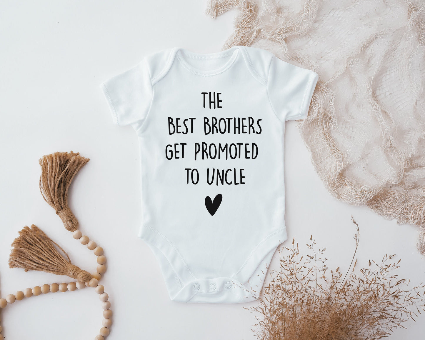 The Best Brothers Get Promoted To Uncle Baby Vest, Baby Grow