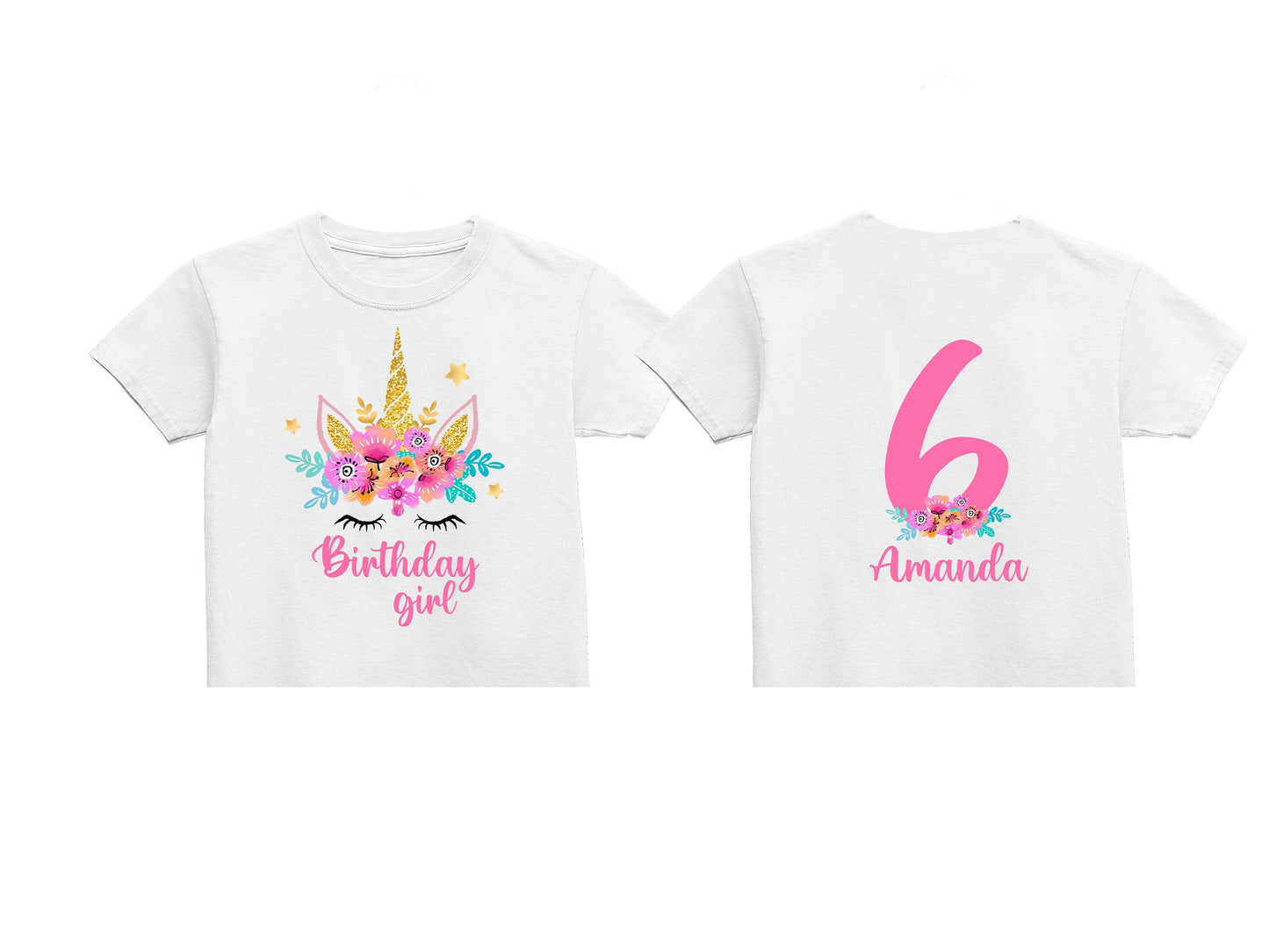 Birthday Girl Unicorn Kids T-Shirt