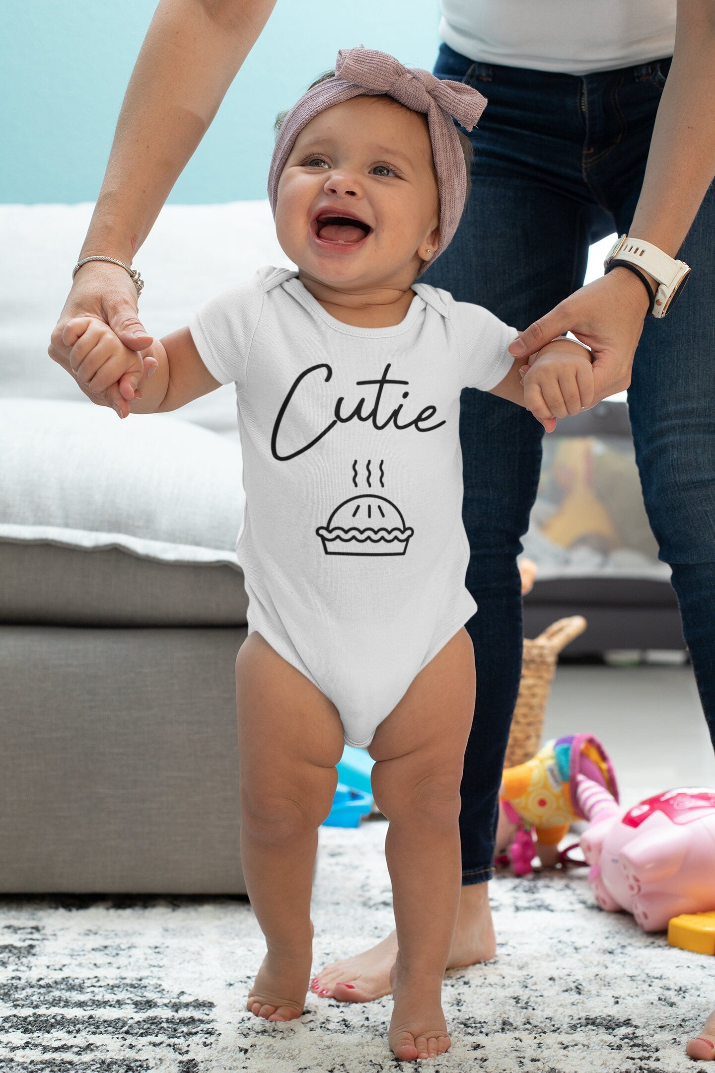 Cutie Pie Baby Vest, Baby Grow, Food Baby Baby Vest, Baby Grow
