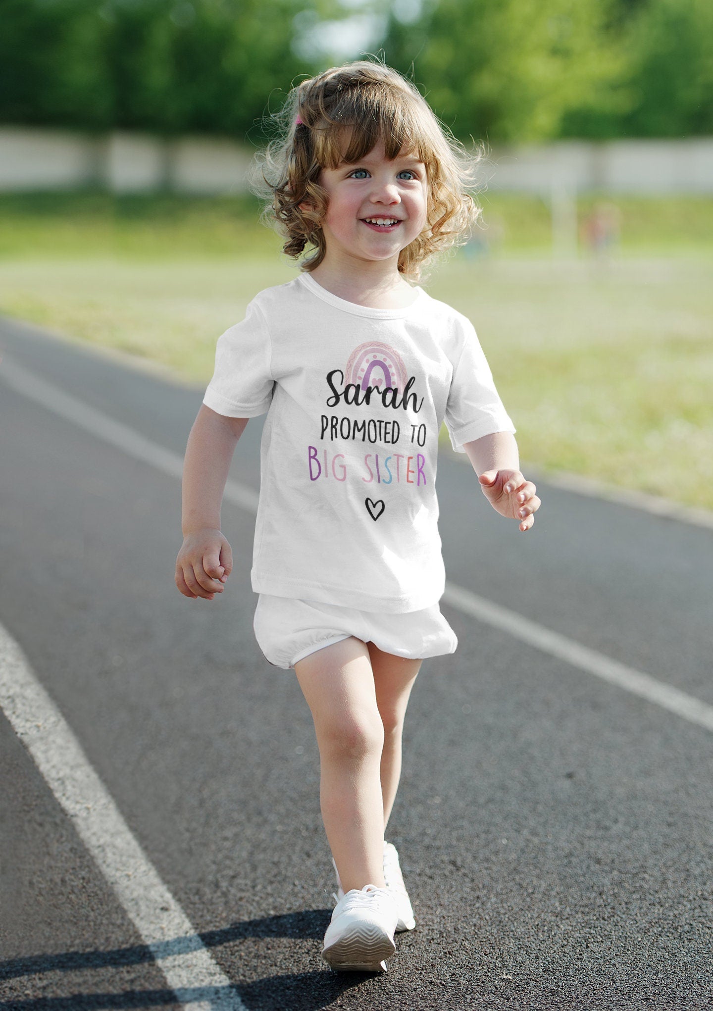 Personalised Promoted To Big Sister Kids T-Shirt