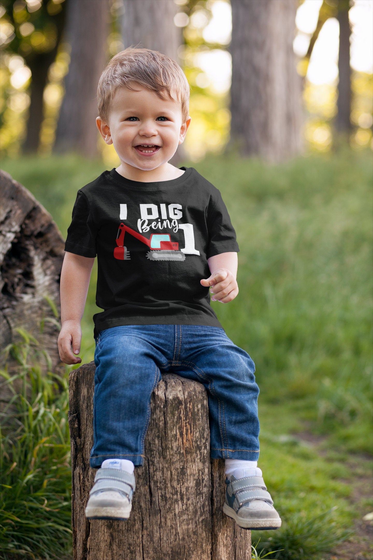 I Dig Being One Birthday T Shirt, 1st Birthday Kids T-Shirt