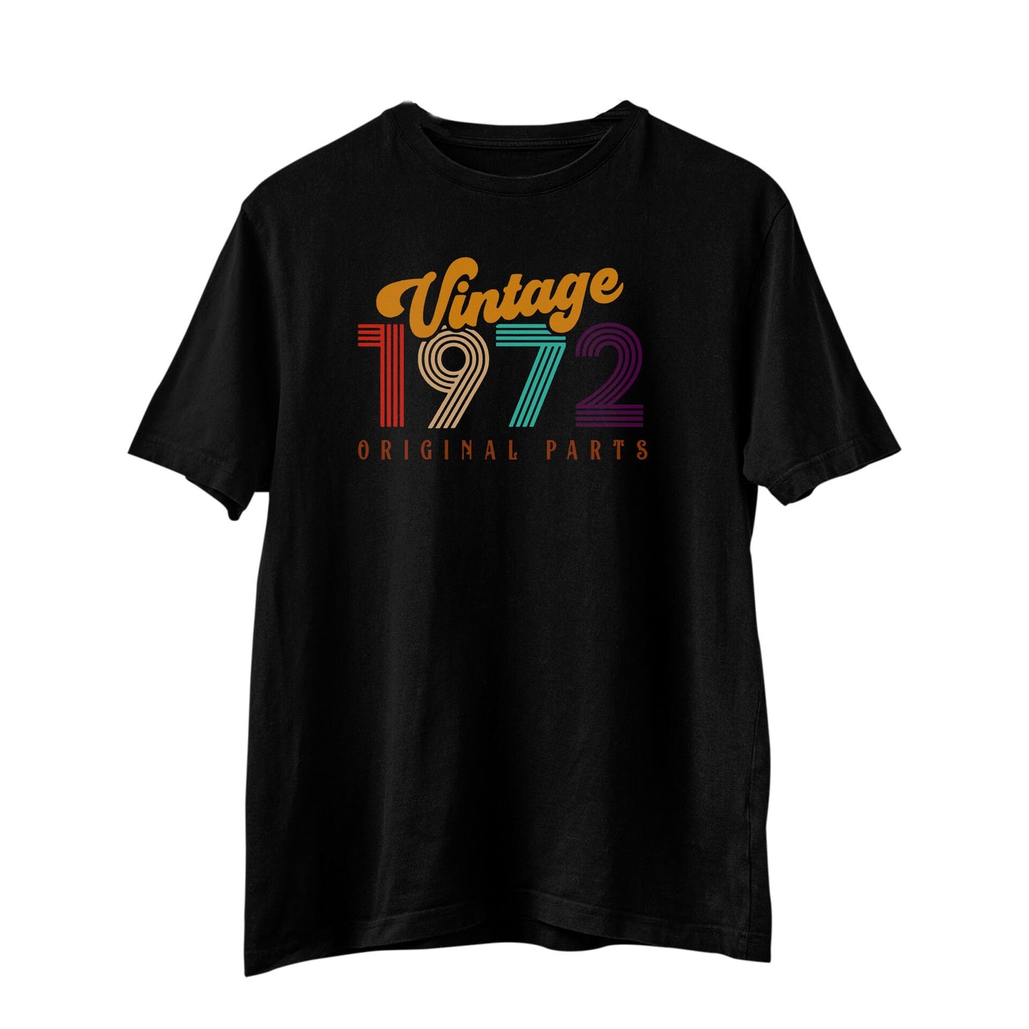 Vintage 1972 T-Shirt, 50th Birthday T Shirt, 1972 Birthday Gift,  50th Birthday Gift , Party 50 Years Old Tee Limited Edition, Novelty Shirt