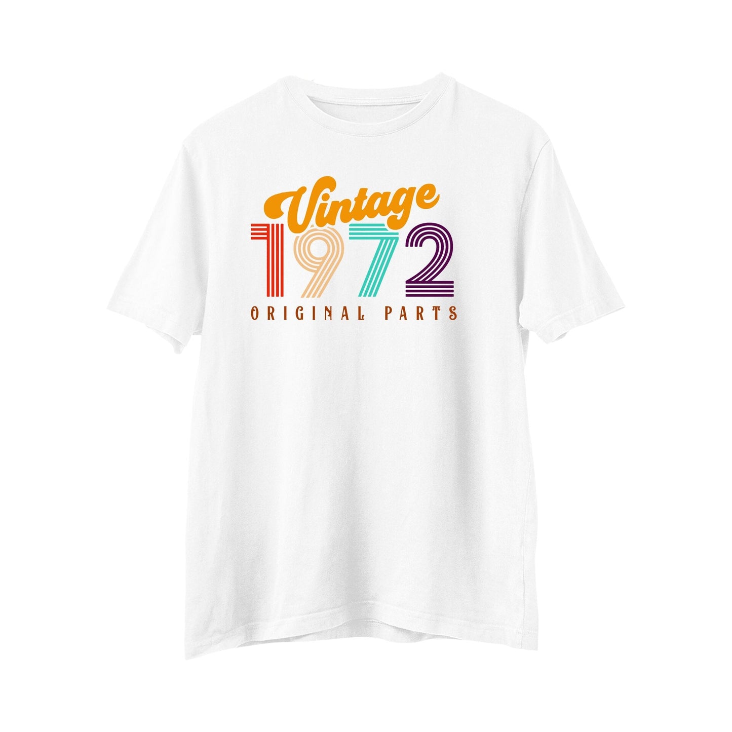 Vintage 1972 T-Shirt, 50th Birthday T Shirt, 1972 Birthday Gift,  50th Birthday Gift , Party 50 Years Old Tee Limited Edition, Novelty Shirt