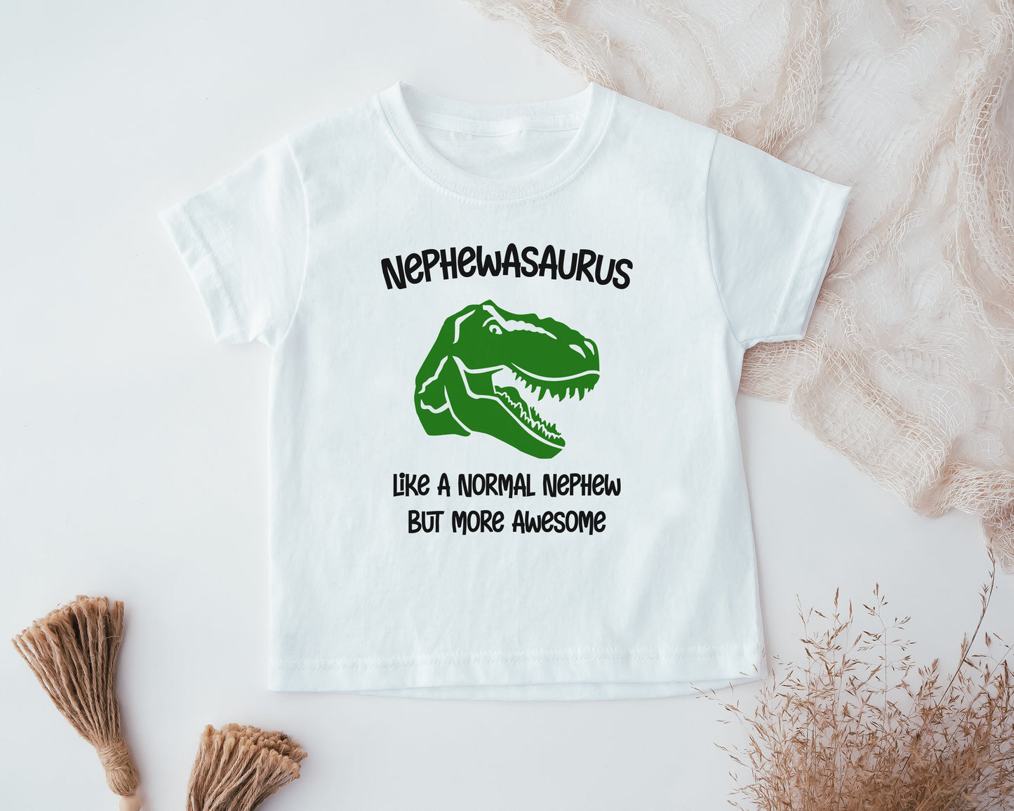Nephewasaurus Kids T-Shirt, Kids Nephew Dinosaur Kids T-Shirt