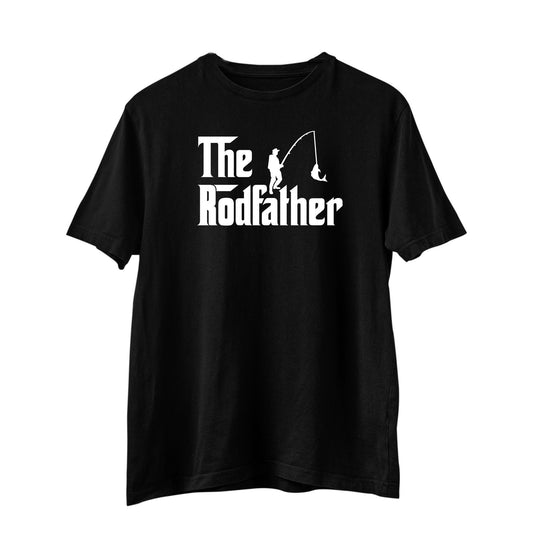 The Rodfather T-Shirt, Fishing T Shirt, Fisherman Shirt, Funny Fishing Shirt Aesthetic T Shirt, Graphic Tee, Novelty t-shirt, Funny Shirt