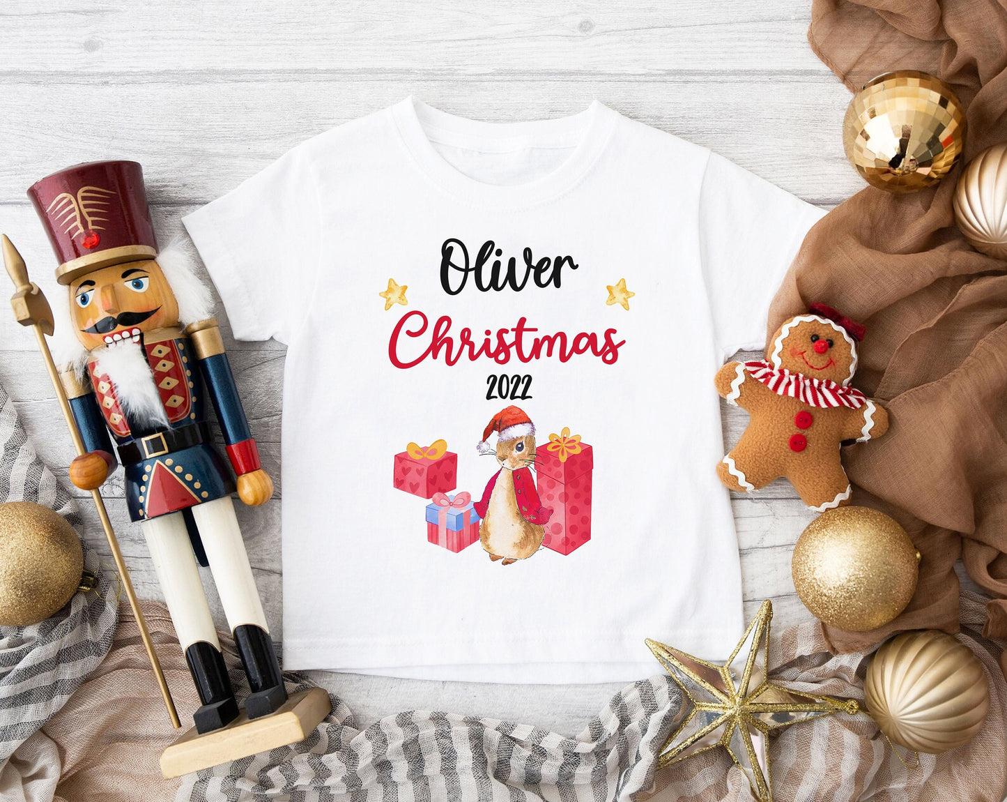 Personalised Kids Christmas Kids T-Shirt