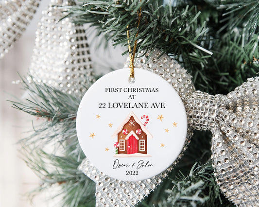 First Christmas At New Home, Gingerbread House Keepsake Ornament