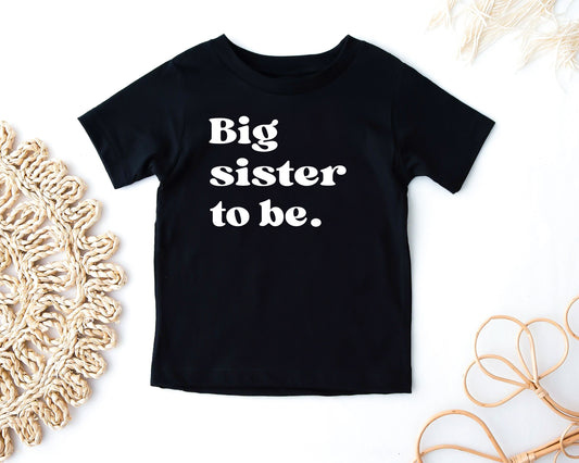 Big Sister To Be Boho Kids T-Shirt