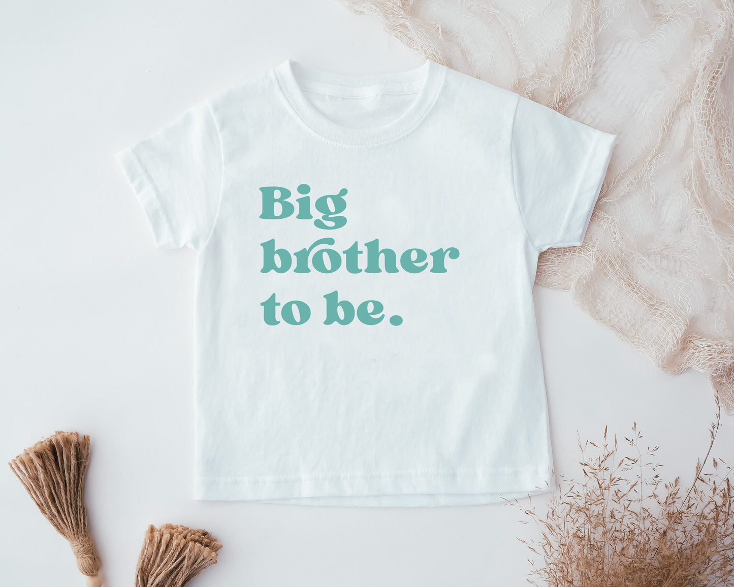 Big Brother To Be Retro Boho Kids T-Shirt